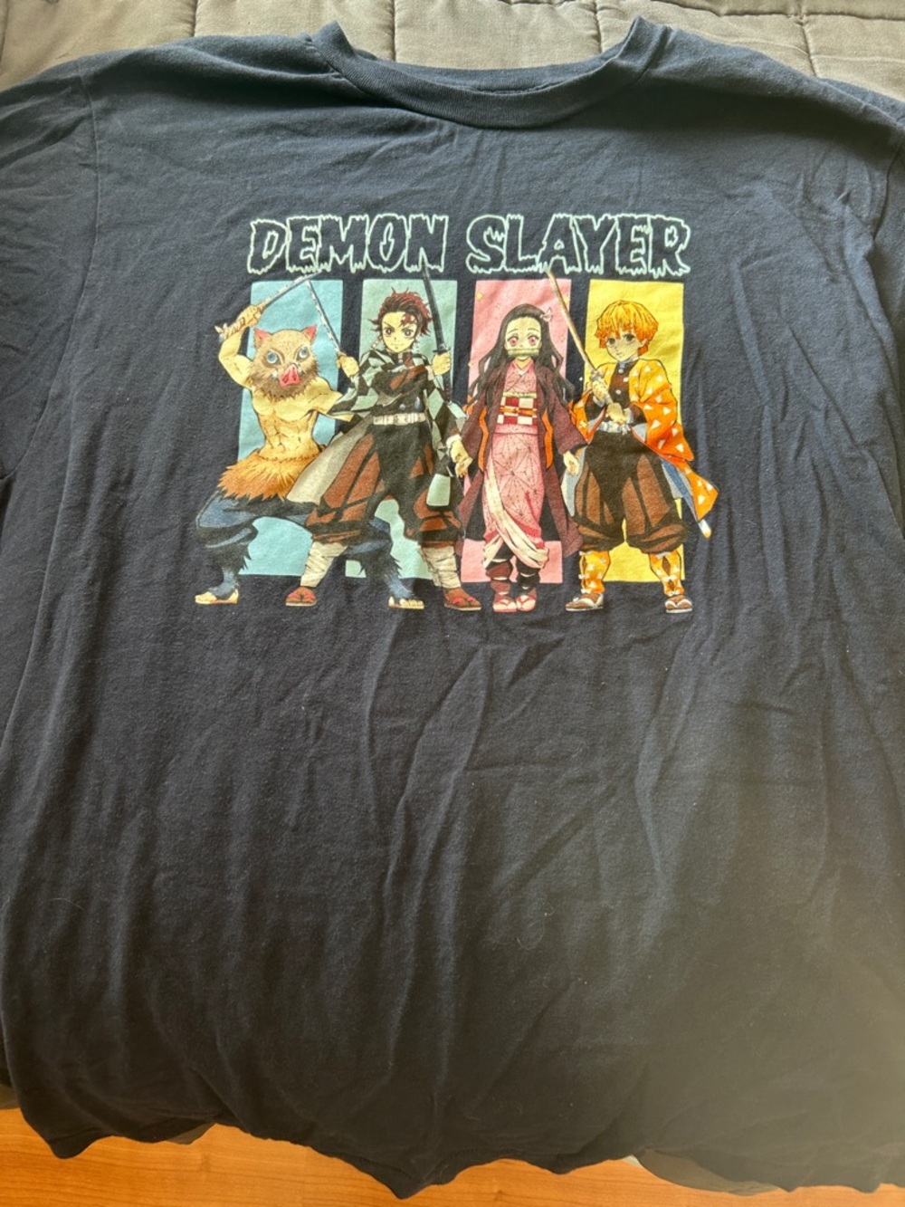 Demon Slayer Graphic Short Sleeve Tee - Black